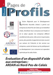Évaluation d un dispositif d aide aux entreprises : ARDAN en Nord-Pas-de-Calais