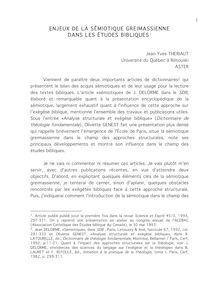 Lire l article (document PDF) - ENJEUX DE LA SÉMIOTIQUE ...