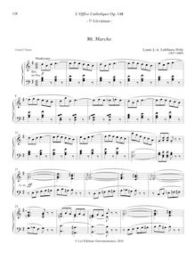 Partition 80. Marche (G major), L’Office Catholique, Op.148, Lefébure-Wély, Louis James Alfred