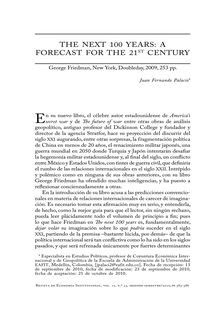 “The next 100 years: a forecast for the 21st century”