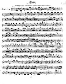 Partition violon 1 , partie, Symphony No.6, Pastoral, F major, Beethoven, Ludwig van