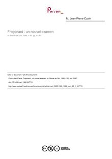Fragonard : un nouvel examen - article ; n°1 ; vol.80, pg 83-87