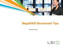 MegaRAID Performance Tuning & Benchmark Tips