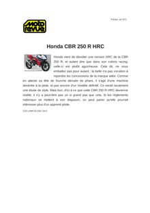 Honda CBR 250 R HRC