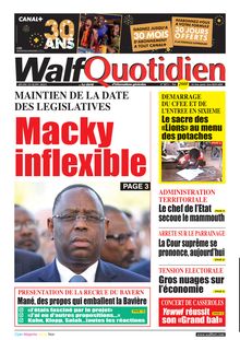 Walf Quotidien n°9073 - Du jeudi 23 juin 2022