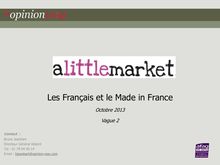Les Français et le Made in France - octobre 2013