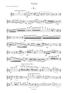 Partition de violon, Forgot Sonata, Besset, Julian Raoul