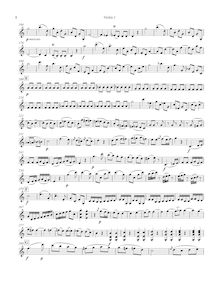 Partition violons I (pages 8-9), Symphony No.36, Linz Symphony, C major