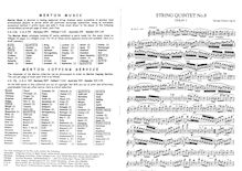 Partition parties complètes, corde quintette No.8, Op.24, Onslow, Georges