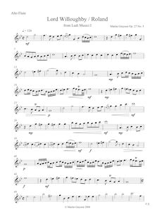 Partition Nos.5-7 - Alto flûte , partie, Ludi Musici I, Grayson, Martin