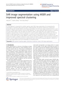 SAR image segmentation using MSER and improved spectral clustering