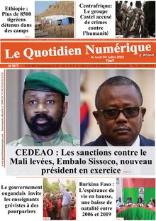 Le Quotidien Numérique d’Afrique n°1977 - Du lundi 04 juillet 2022