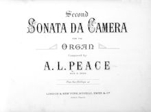 Partition complète, Sonata da Camera No.2, Second Sonata da Camera