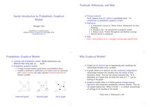 Gentle Introduction to Probabilistic Graphical Models Textbook ...