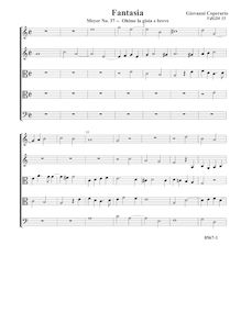 Partition complète (Tr A T T B), Fantasia pour 5 violes de gambe, RC 58