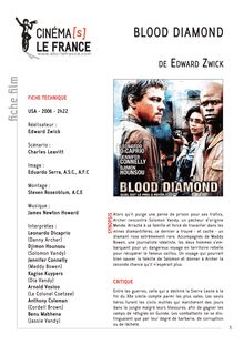 Blood Diamond de Zwick Edward