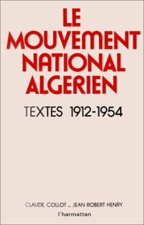 Le mouvement national algérien