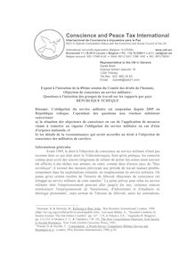 Conscience and peace tax international