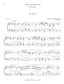 Partition 4, Verset (D major), L’Office Catholique, Op.148, Lefébure-Wély, Louis James Alfred