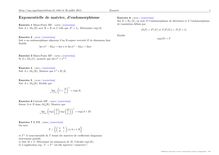 Sujet : Analyse, Compacité et complétude, Exponentielle de matrice, d endomorphisme