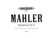 Partition complète, Symphony No.5, Mahler, Gustav
