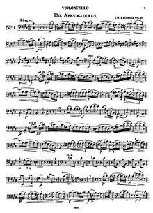 Partition violoncelle (B/W), 3 chansons pour Soprano ou ténor avec accompagnement of Piano et violoncelle