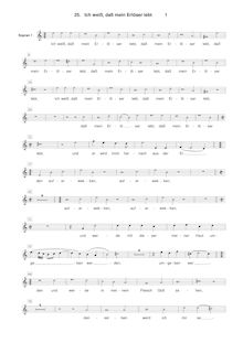 Partition Soprano 1 , partie, Geistliche Chor-Music, Op.11, Musicalia ad chorum sacrum, das ist: Geistliche Chor-Music, Op.11 par Heinrich Schütz