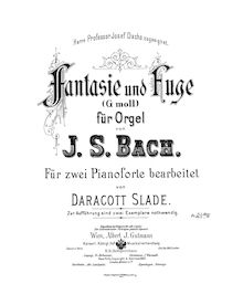 Partition complète, Prelude (Fantasia) et Fugue en G minor, BWV 542 (Great)