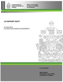  resources Files French Rapports publics Rapports d’étude Le rapport  Raitt - Loi