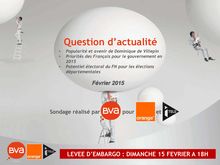 BVA - Orange - I-télé - Questions d actualité - Février 2015