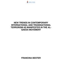 NEW TRENDS IN CONTEMPORARY INTERNATIONAL AND TRANSNATIONAL ...