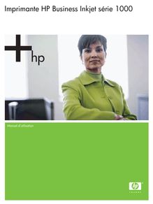 Notice Imprimantes HP  Business Inkjet 1000