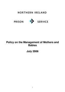 Mother & Baby Policy - final draft incl SPAD comment  10.07