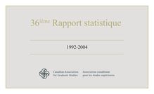36ieme Rapport statistique