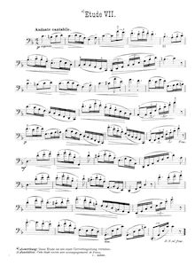 Partition de violoncelle, 10 Etudes en First Position, Op.24