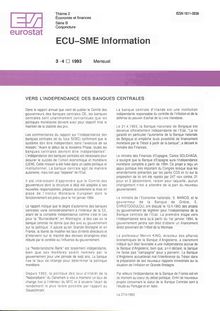 ECU-SME Information. 3 -4 1993 Mensuel