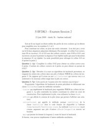 Projet de programmation 2009 Informatique Université Paris (Diderot) 7