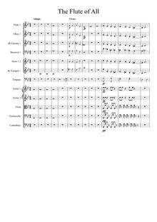 Partition complète, pour flûte of All, G minor, Cohen, Roberto Cesar