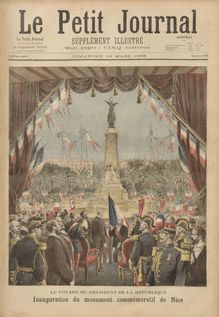 LE PETIT JOURNAL SUPPLEMENT ILLUSTRE  N° 278 du 15 mars 1896