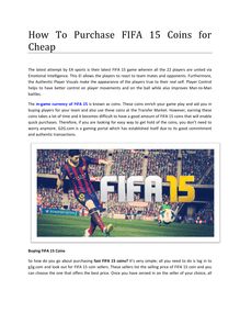 In-game currency of FIFA 15