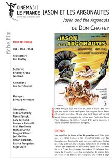 Jason et les Argonautes de Chaffey Don