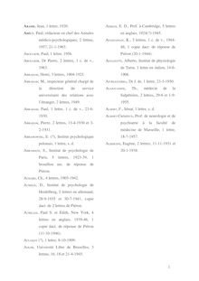 L index des correspondants   abadie, jean, 1 lettre, 1920  abély