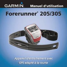 Notice GPS Garmin  Forerunner 305