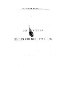 Les mystères du boulevard des Invalides (Nouvelle édition) / par Charles Monselet