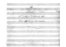Partition Score (Manuscript), viole de gambe Sonata, G.18, C minor