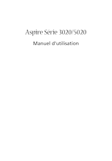 Notice Ordinateur portable Acer  Aspire 3020