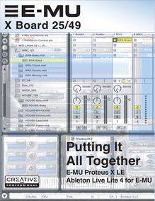 Putting it all Together - XBoard, Proteus X LE, Ableton Live