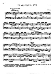 Partition préludes et Fugues Nos.13-24, BWV 882–893, Das wohltemperierte Klavier II par Johann Sebastian Bach