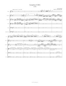 Partition , Allegro con brio, Symphony No.28, G major, Rondeau, Michel
