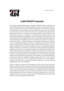 LAND ROVER Freelander